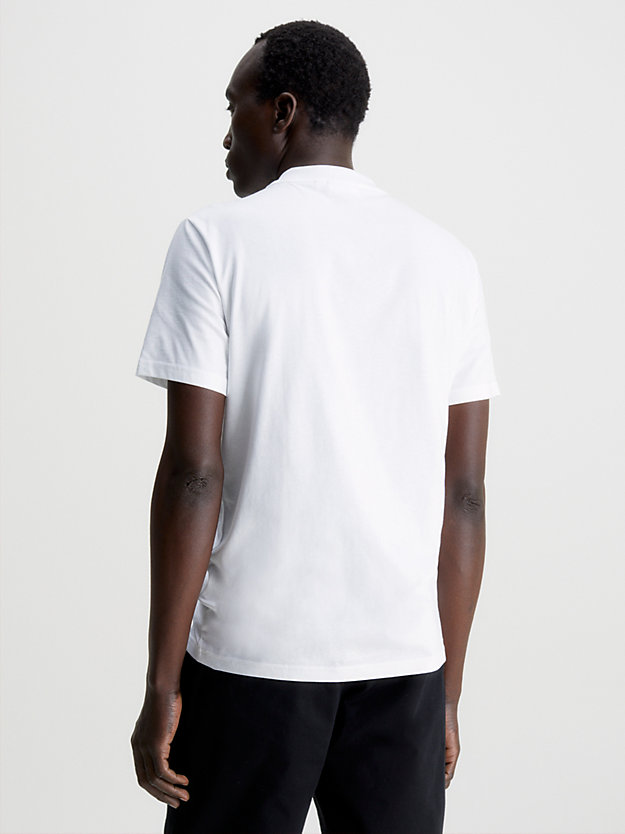 BRIGHT WHITE Henley T-shirt for men CALVIN KLEIN