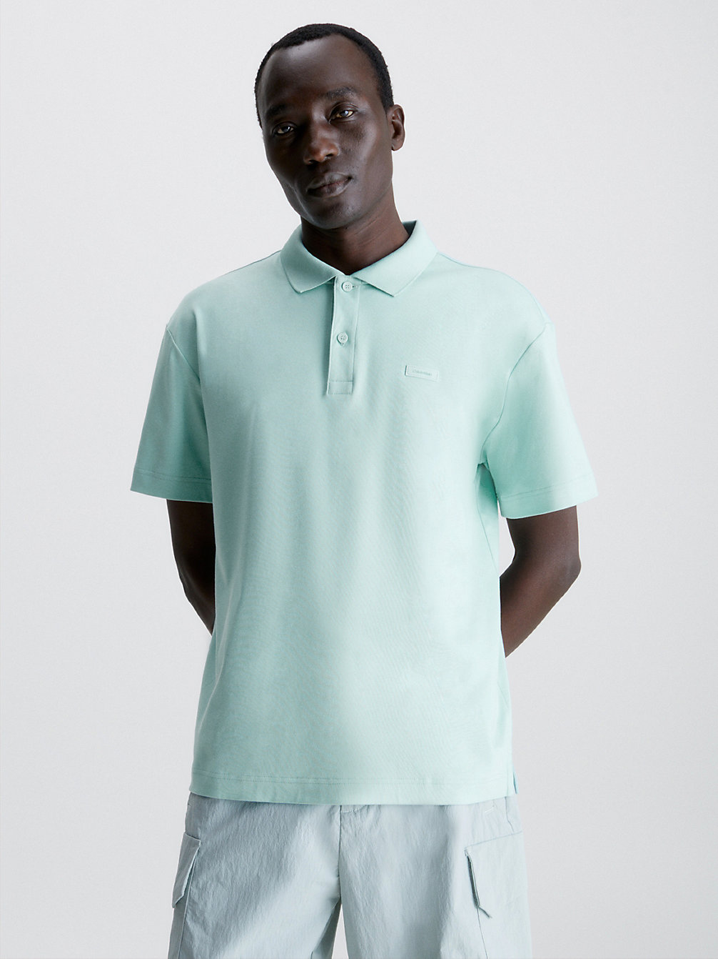 GHOST GLACIER Regular Fit Polo Shirt undefined men Calvin Klein