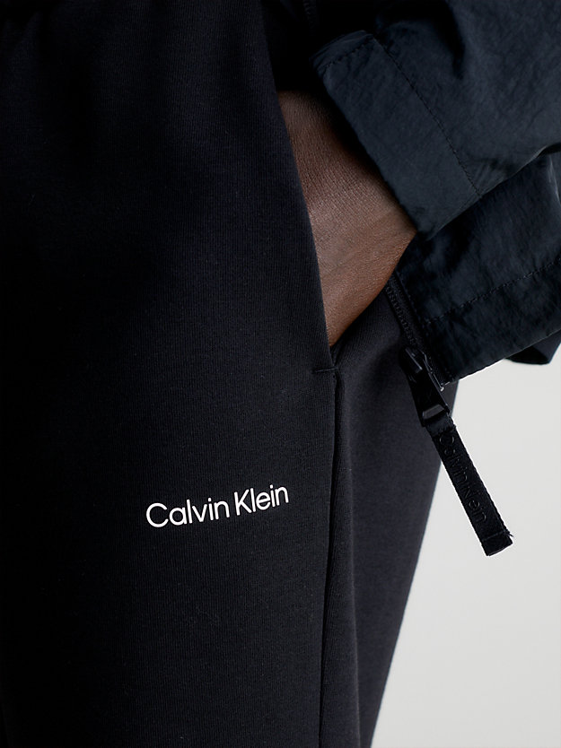 CK BLACK Recycled Polyester Jogger Shorts for men CALVIN KLEIN