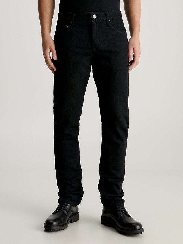 black slim jeans voor heren - calvin klein