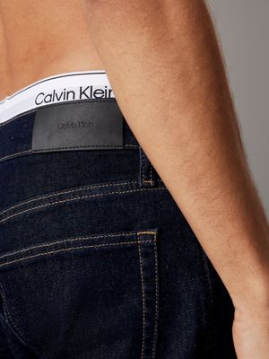 denim rinse slim jeans for men calvin klein