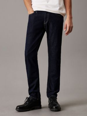 denim rinse slim jeans for men calvin klein