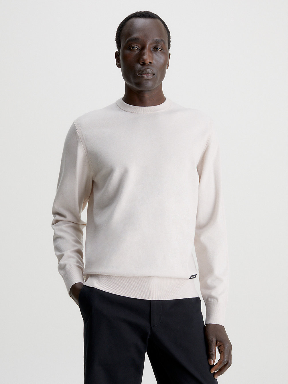 STONY BEIGE Pullover Aus Tencel-Mix undefined Herren Calvin Klein