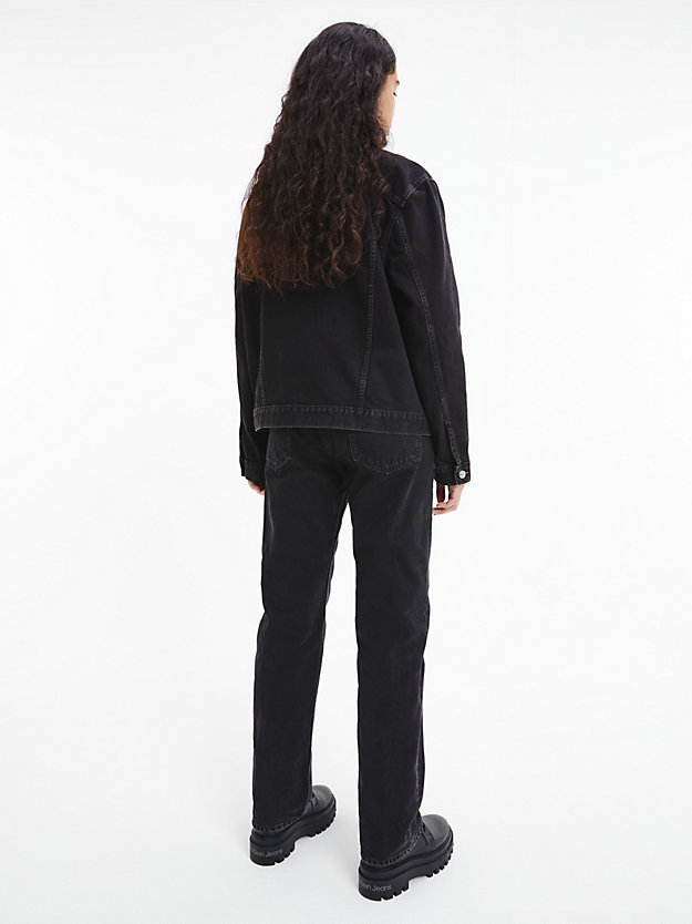 DENIM BLACK Praktyczna kurtka jeansowa unisex - CK Standards dla Unisex CALVIN KLEIN