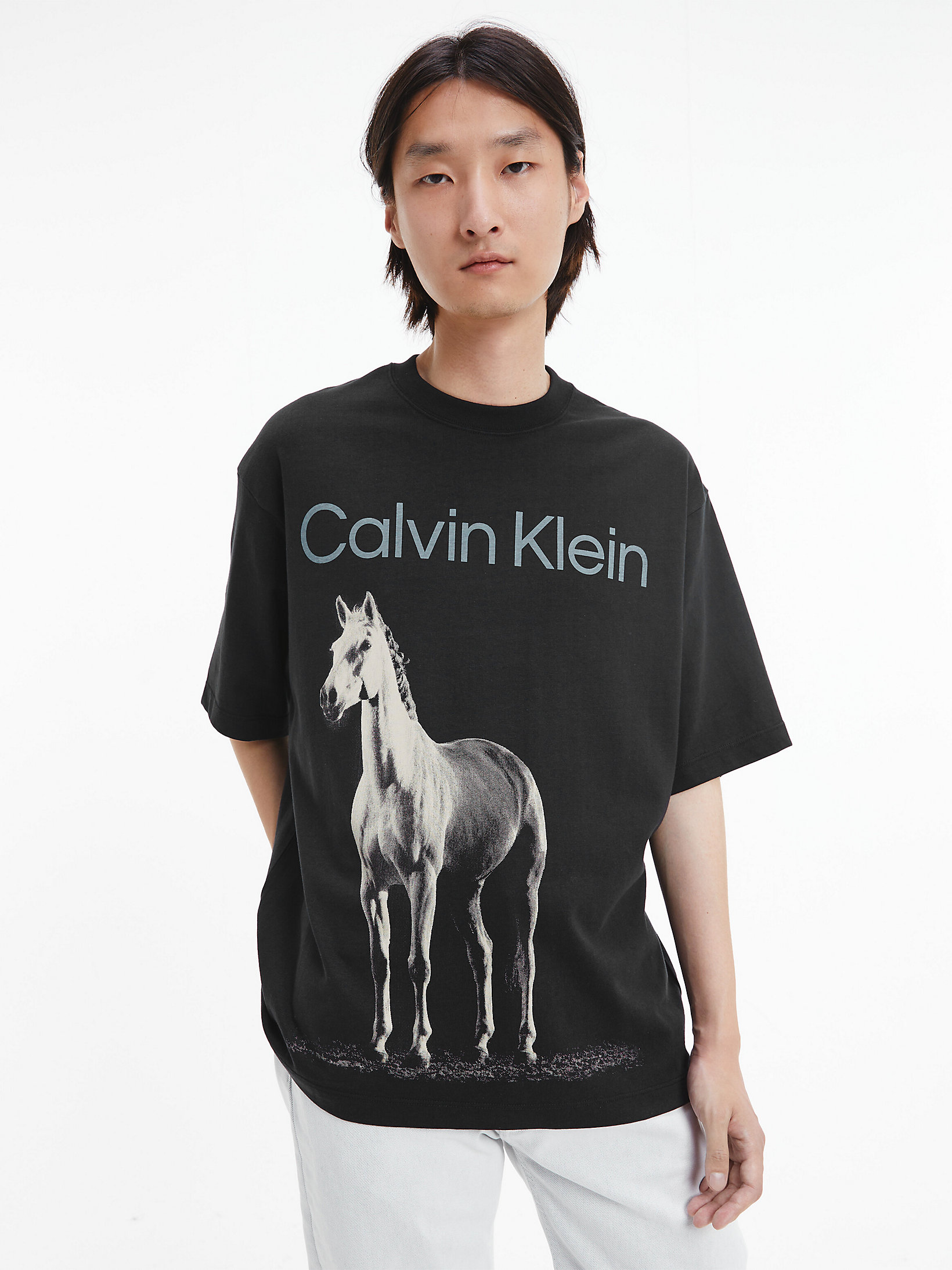 Black Beauty Unisex Printed T-Shirt - CK Standards undefined men Calvin Klein