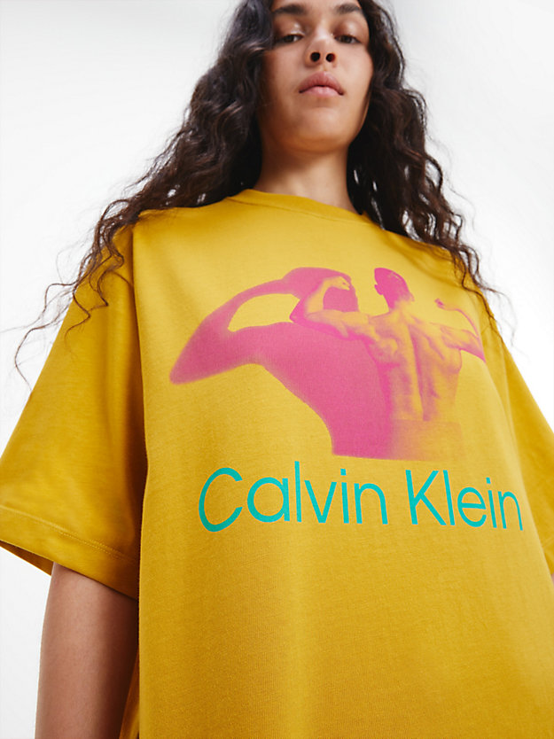 HONEY Unisex Printed T-shirt - CK Standards for unisex CALVIN KLEIN