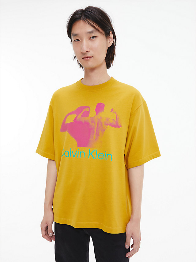 T-Shirt Stampata Unisex - CK Standards > Honey > undefined unisex > Calvin Klein