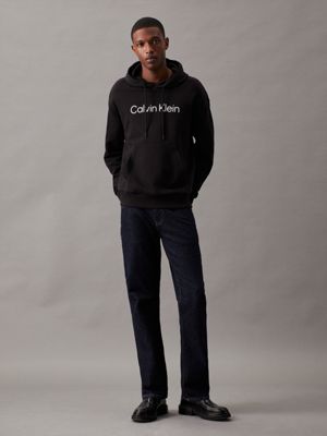 Buy Calvin Klein Cotton Comfort Black Hoodie from Next Luxembourg