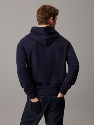 Navy blue calvin 2025 klein hoodie