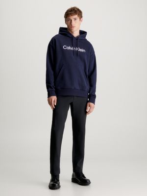 night sky relaxed logo hoodie for men calvin klein