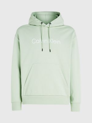 Calvin Klein Grigio Cotton Men's Hoodie