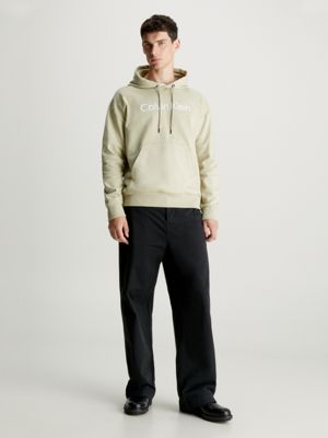 Calvin klein hot sale khaki hoodie