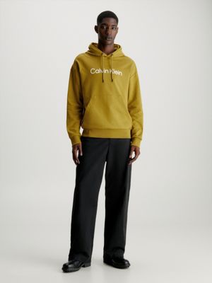 Yellow calvin best sale klein hoodie