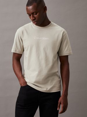  relaxed logo t-shirt for men calvin klein