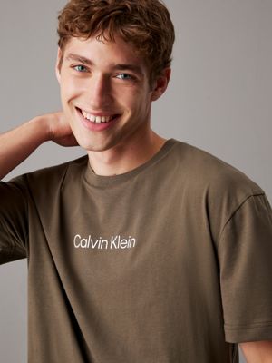 tarmac relaxed logo t-shirt for men calvin klein