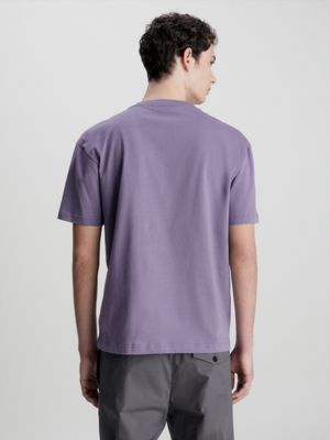 CADET T-shirt en coton bio avec logo for men CALVIN KLEIN