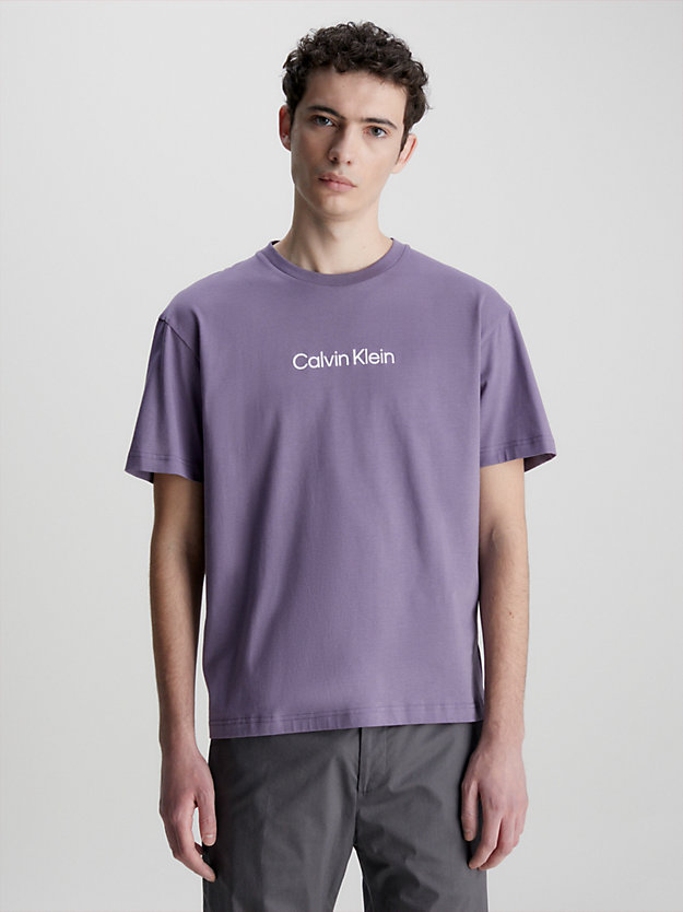 CADET T-shirt en coton bio avec logo for men CALVIN KLEIN