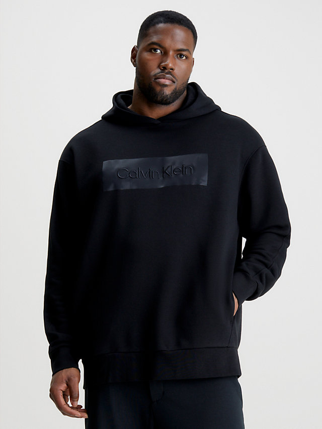 CK Black Plus Size Relaxed Logo Sweatshirt undefined men Calvin Klein