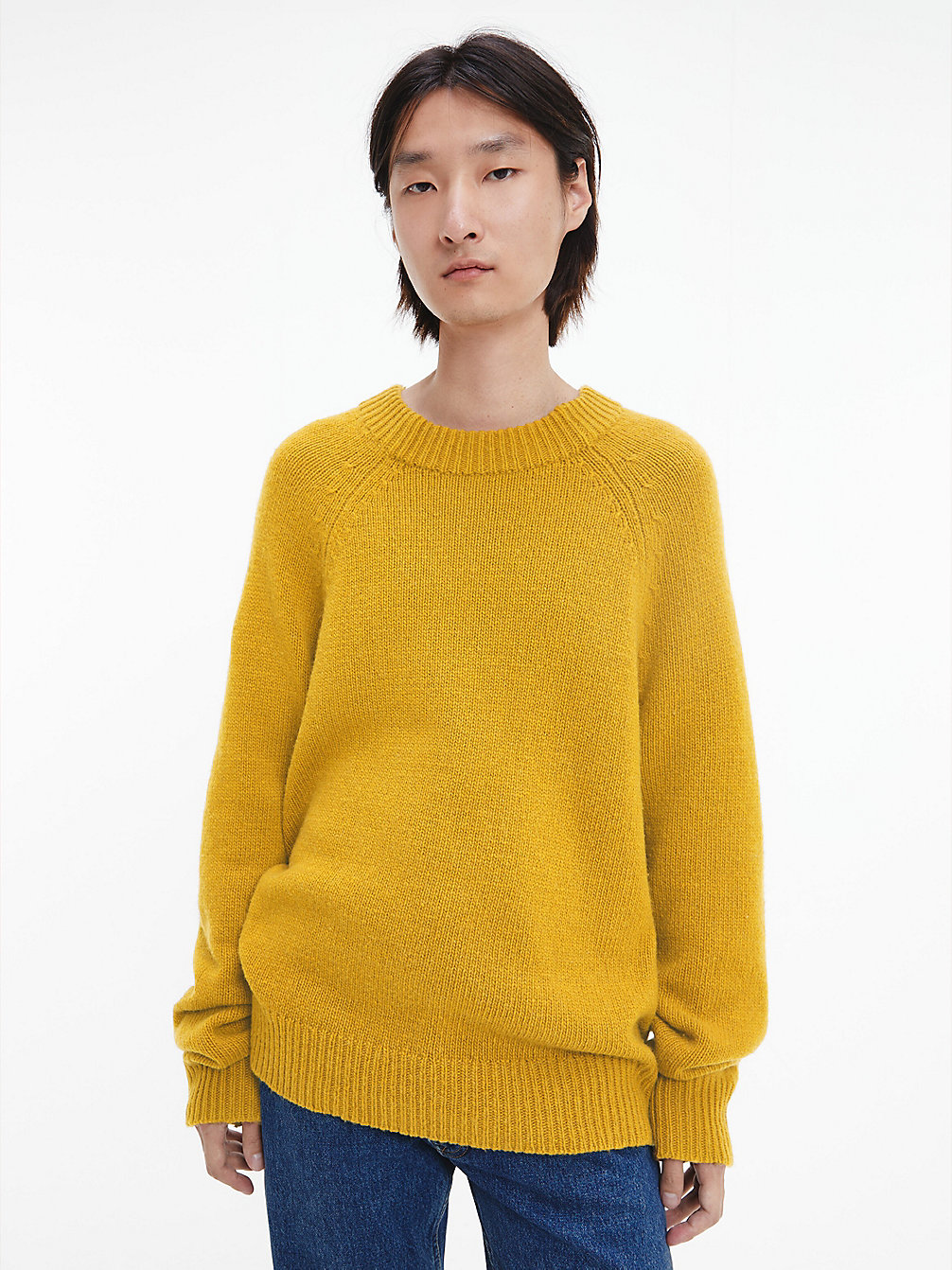 HONEY Unisex Pullover Aus Wollmischung – CK Standards undefined Unisex Calvin Klein