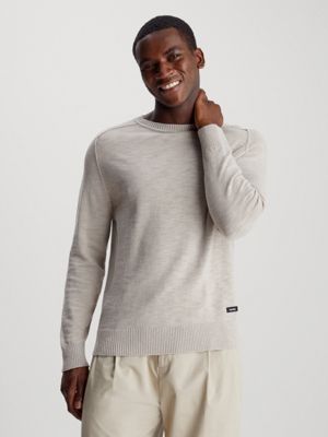 Calvin klein grey store jumper mens