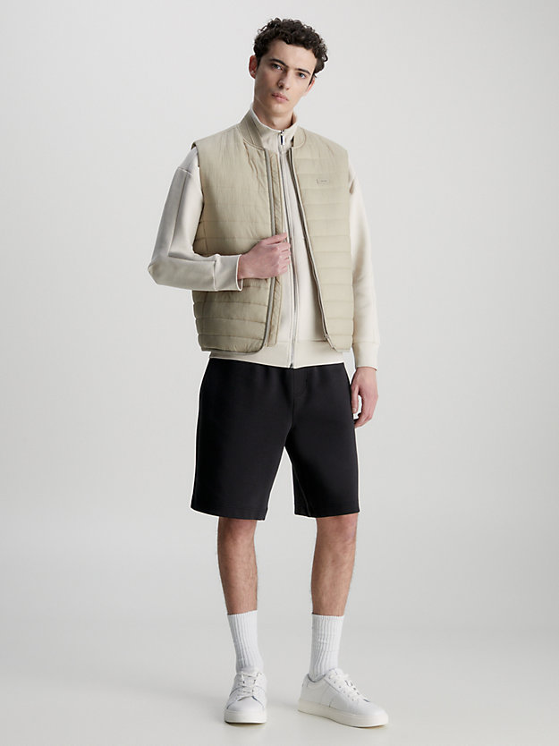 FRESH CLAY Quilted Crinkle Gilet for men CALVIN KLEIN