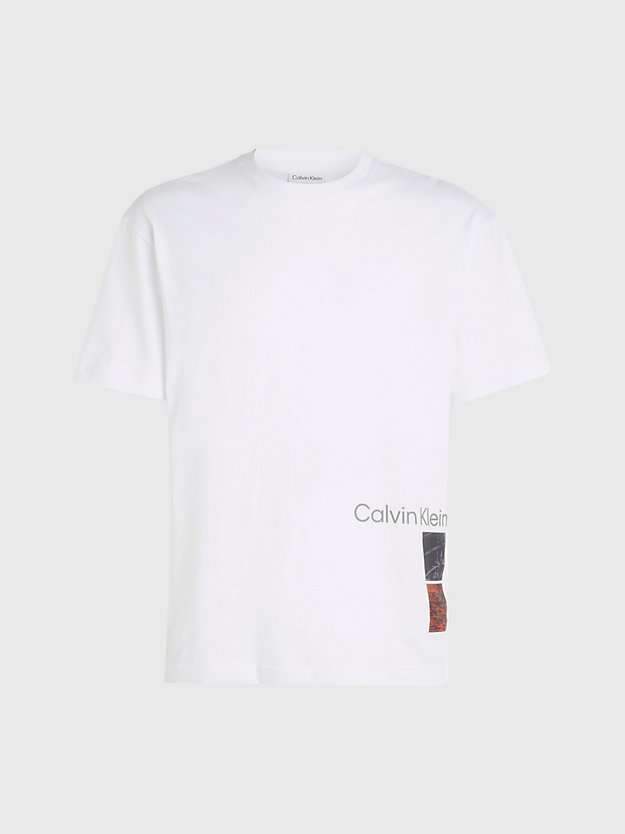BRIGHT WHITE Logo Graphic T-shirt for men CALVIN KLEIN