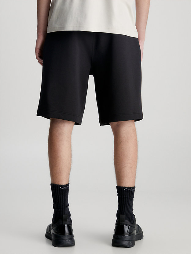 ck black logo jogger shorts for men calvin klein