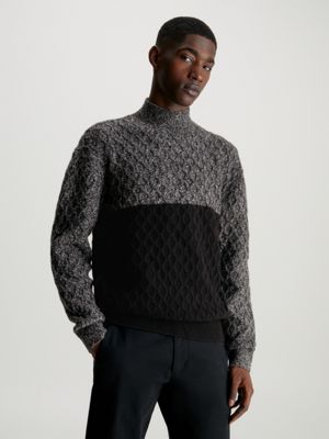 Calvin klein black outlet jumper mens