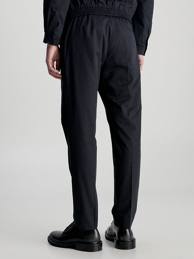 CK BLACK Slim Cropped Seacell Trousers for men CALVIN KLEIN