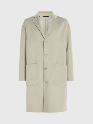 Calvin klein double hot sale face cape coat