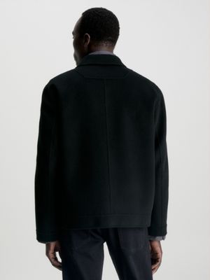 double faced wool jacket men