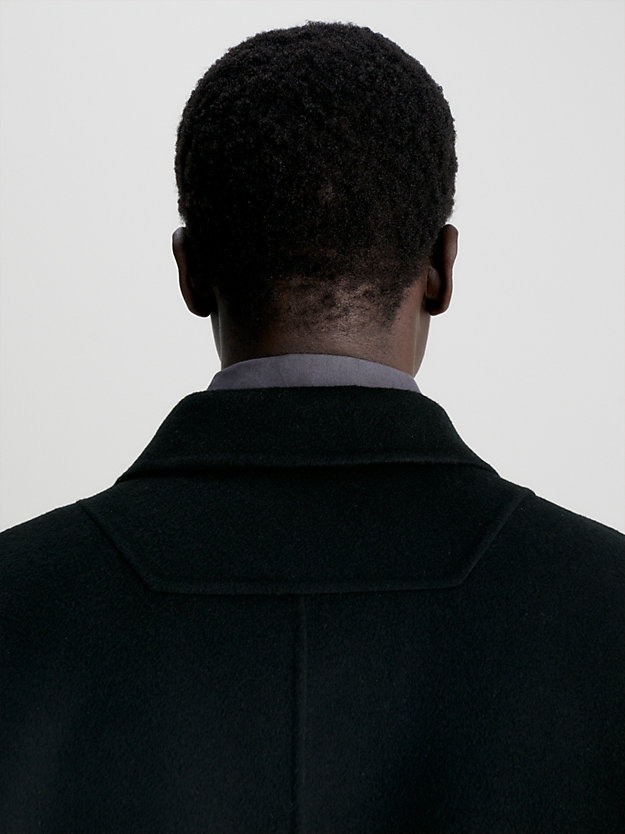 CK BLACK Double Faced Wool Jacket for men CALVIN KLEIN