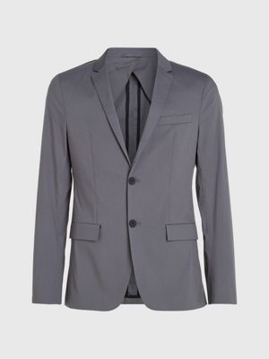 Calvin klein grey cheap blazer