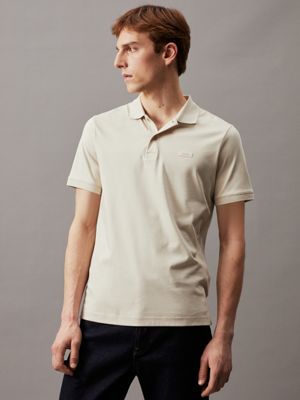 Mens white lacoste outlet polo shirt