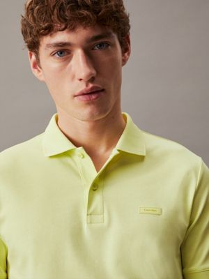 Mens yellow polo sale