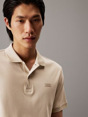 fresh clay slim polo shirt for men calvin klein