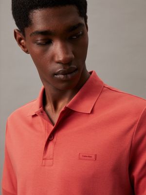 Mens red shop collared shirt