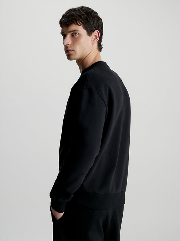ck black logo sweatshirt for men calvin klein