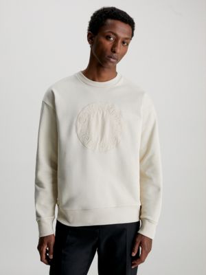 Calvin klein 2025 embroidered sweatshirt