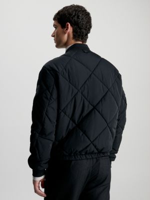 Calvin klein padded bomber hot sale jacket