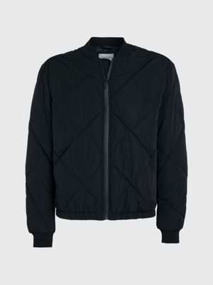 Calvin klein deals quilted bomber jacket