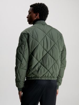 Quilted Bomber Jacket