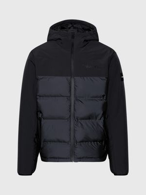 calvin klein men's hooded jacket