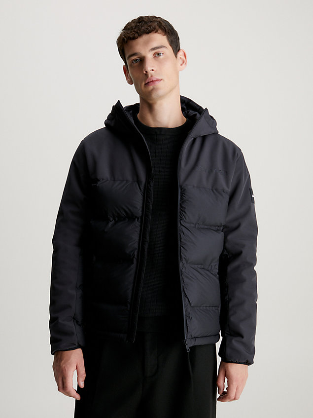  stitchless quilted hooded jacket for men calvin klein