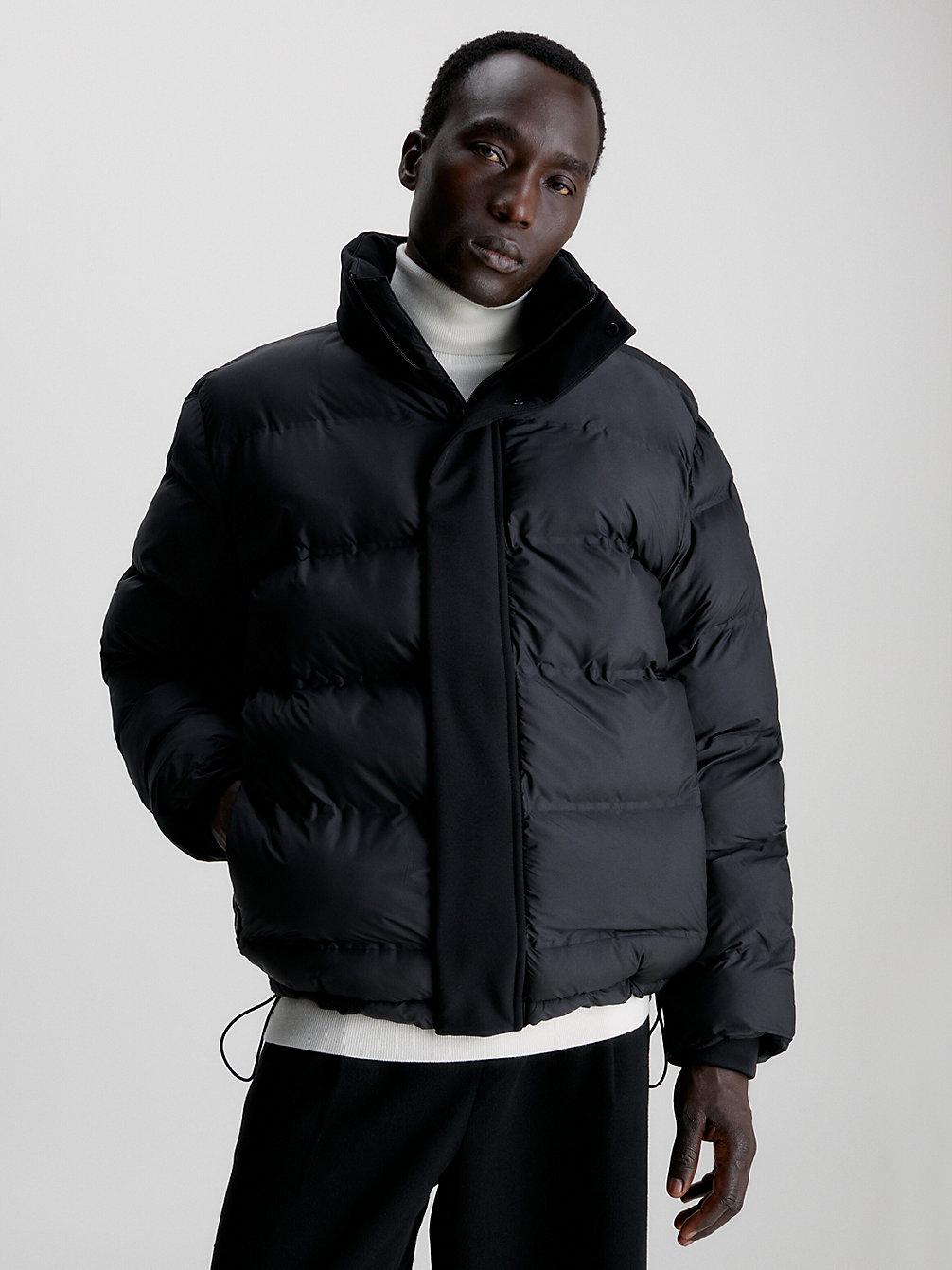 CK BLACK Stitchless Quilted Puffer Jacket undefined men Calvin Klein