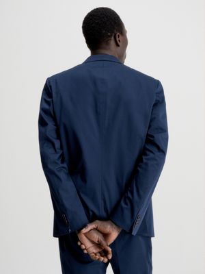 NIGHT SKY Slim Blazer aus Stretch-Satin für Herren CALVIN KLEIN