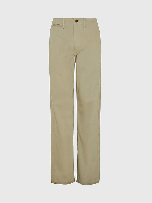 golden syrup unisex relaxed chinos - ck standards for men calvin klein