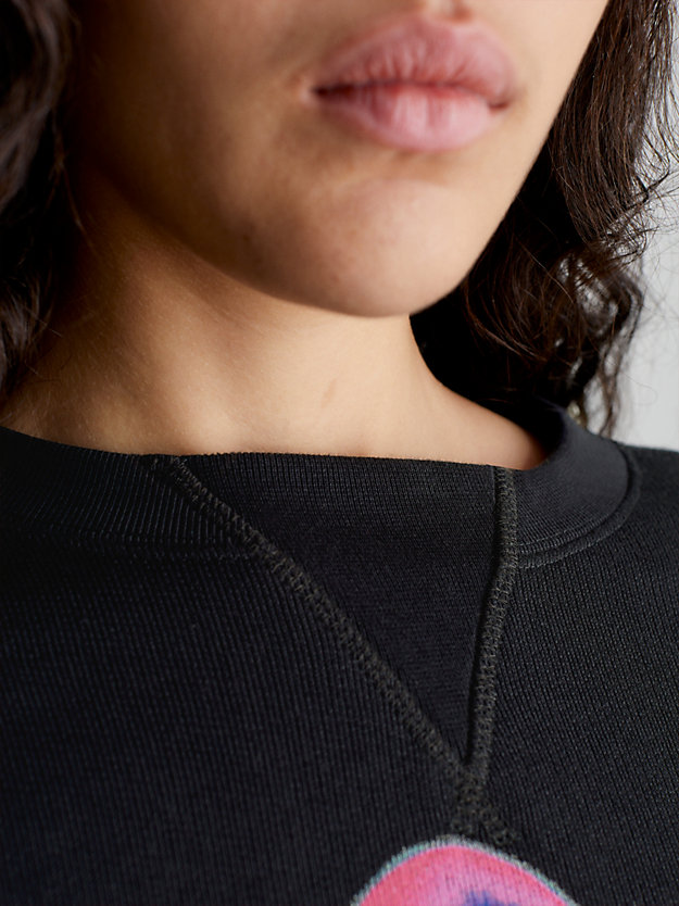 BLACK BEAUTY Unisex Printed Sweatshirt - CK Standards for men CALVIN KLEIN