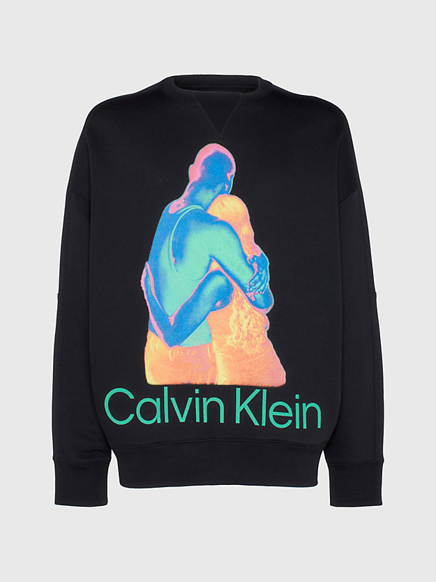BLACK BEAUTY Unisex Printed Sweatshirt - CK Standards for men CALVIN KLEIN