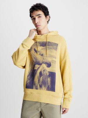 Unisex Relaxed Printed Hoodie - CK Standards Calvin Klein® | K10K112014RAP